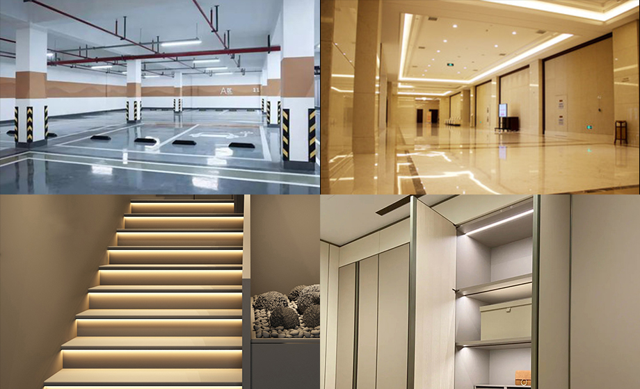 車庫/走廊/樓梯毫米波雷達傳感器LED燈智能照明感應技術