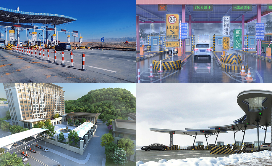 低功耗雷達(dá)模塊收費(fèi)站交叉口分車(chē)車(chē)輛限高應(yīng)用