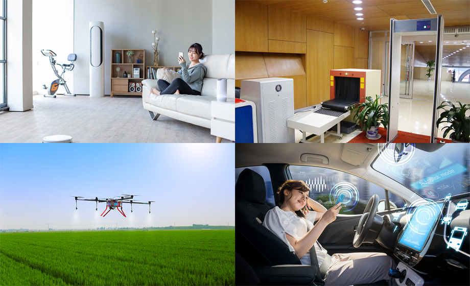 微型毫米波雷達模塊家居/安防/道路/無人機/汽車艙內(nèi)存在感應(yīng)